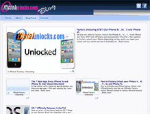 Tablet Screenshot of blog.officialunlocks.com